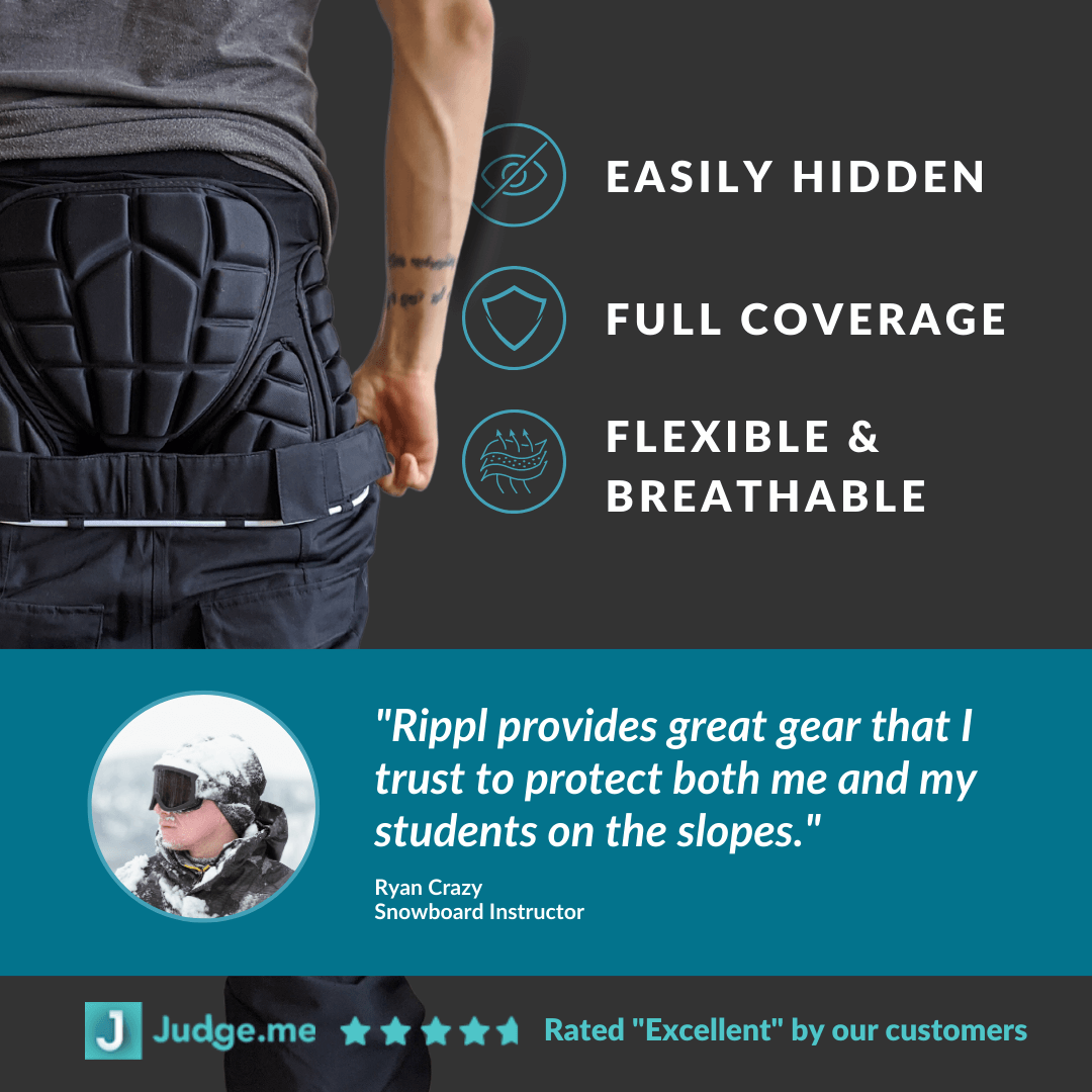 Snowboard Impact Shorts + Elbow or Knee pads