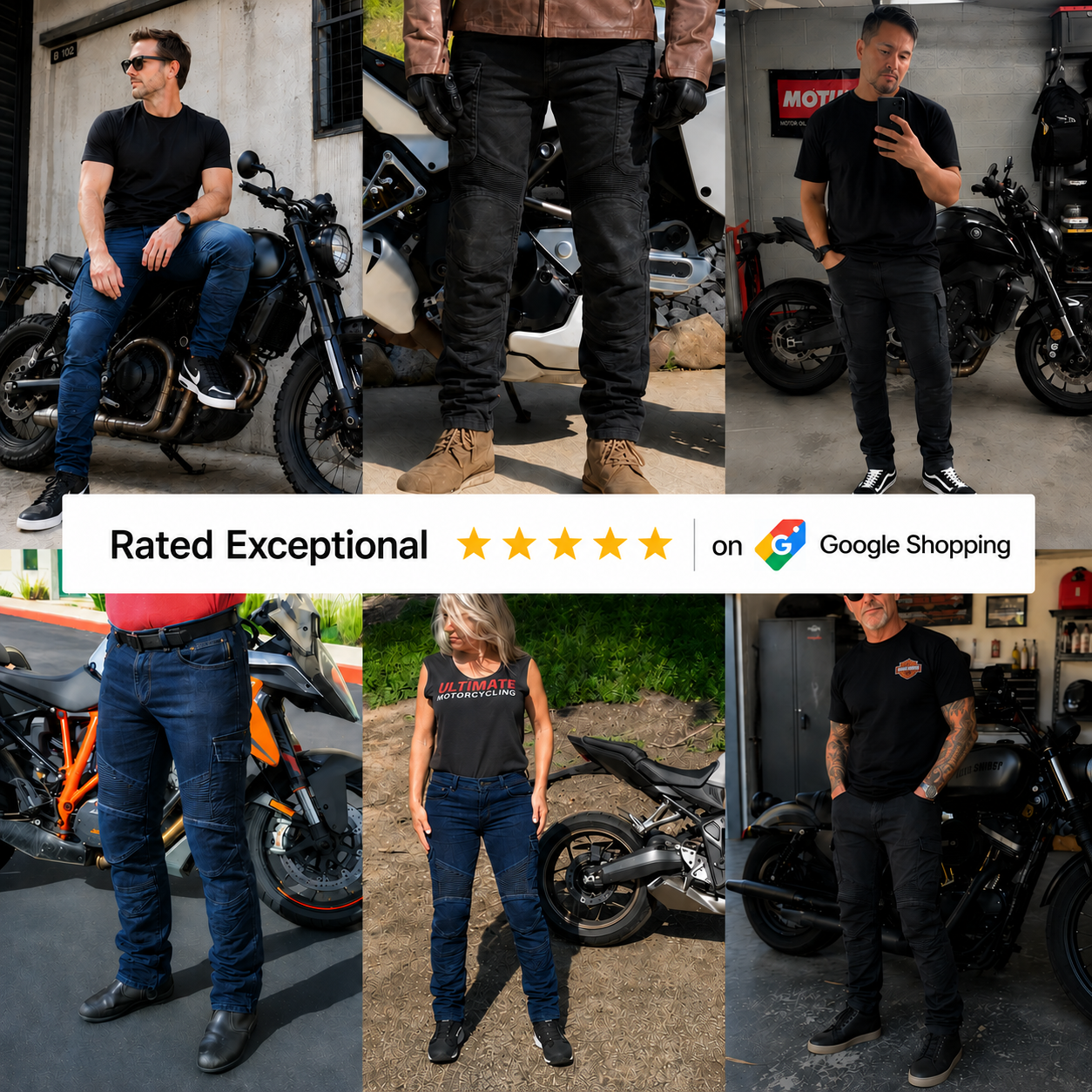 Pure Grit™ Motorradjeans 2.0
