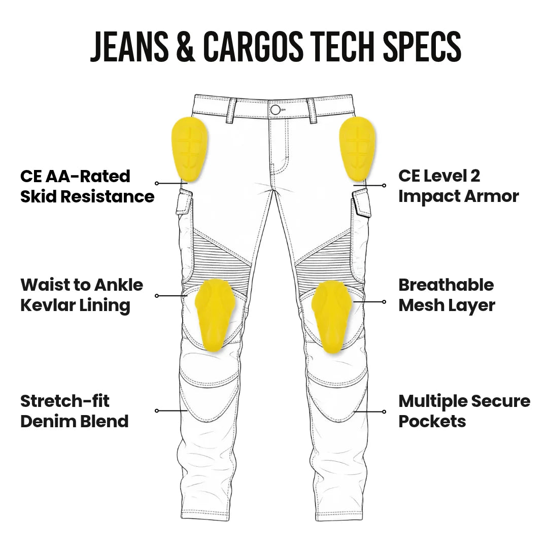 Pure Grit™ Motorradjeans 2.0