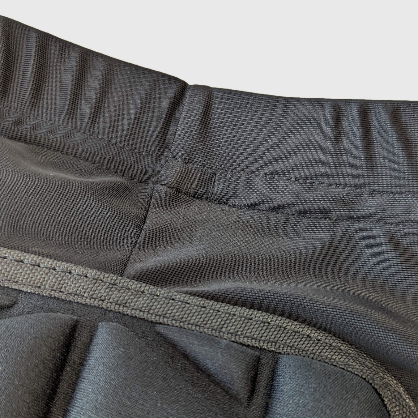 Black Ice Impact shorts close up of fabrick